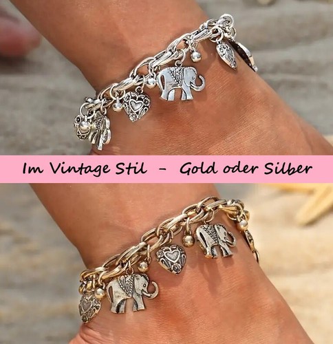 Fußkette fußkettchen elefant - fußkette,