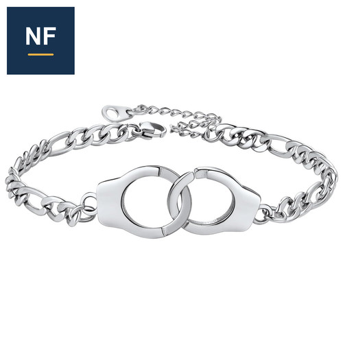 Fußkette edelstahl 18k - edelstahl,