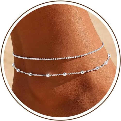 Fußkettchen damen silber 925 - fußkettchen,